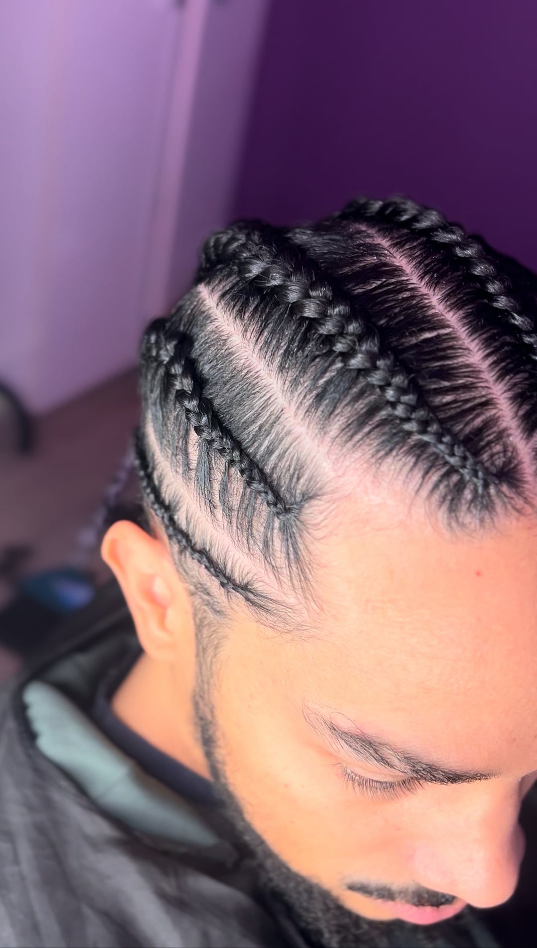 cornrow braids ($130.00)