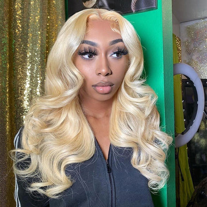 ON POINT 13X6 Transparent Lace Brazilian Blonde Body Wave Frontal